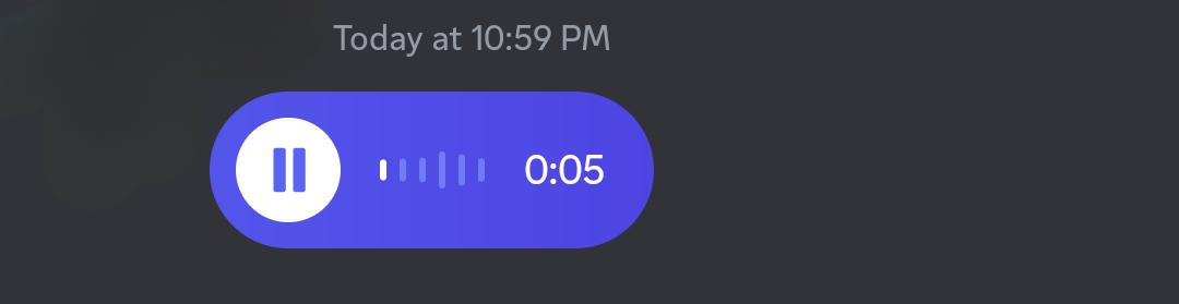 Voice messages